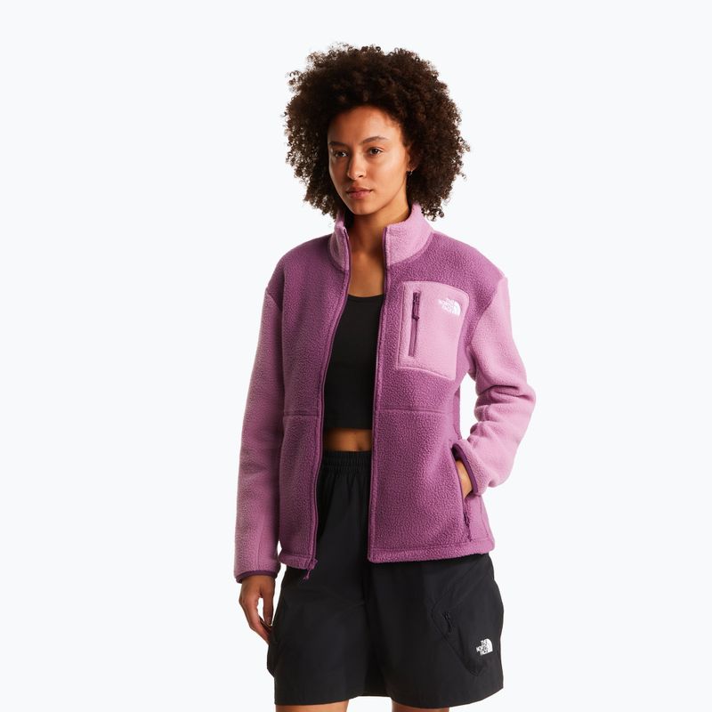 Women's fleece sweatshirt The North Face Yumiori Full Zip chroma purple/hushed lavender 5