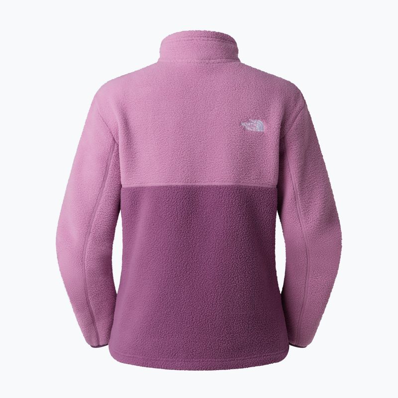 Women's fleece sweatshirt The North Face Yumiori Full Zip chroma purple/hushed lavender 7