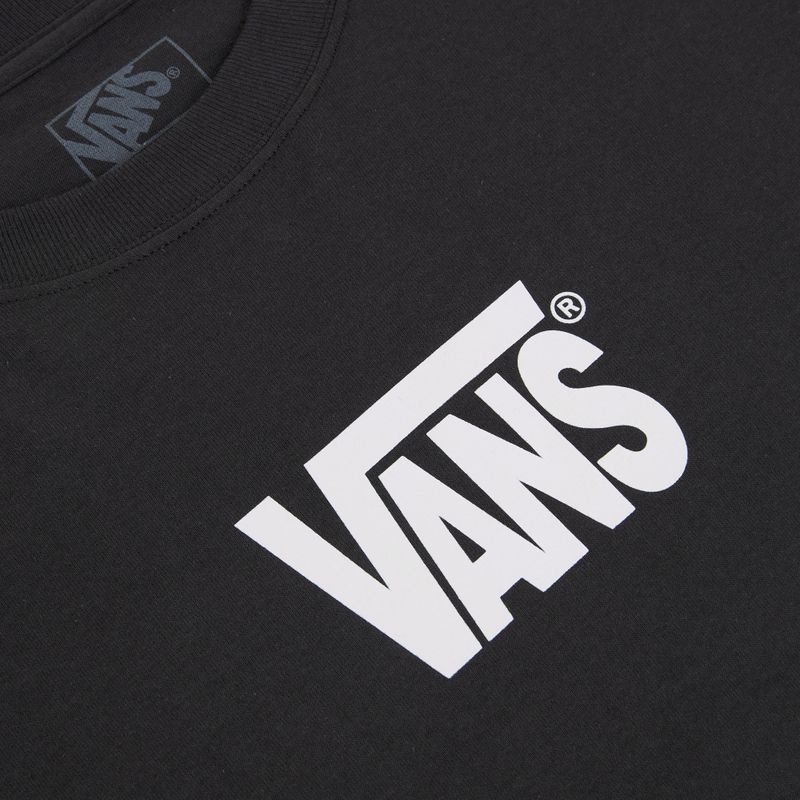Men's T-shirt Vans Stretch Logo Tee black/white 3