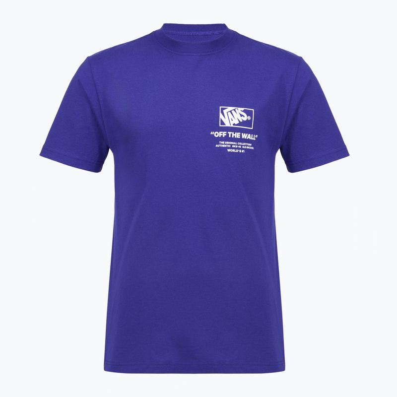 Men's T-shirt Vans Stacked Hi Tee royal cobalt