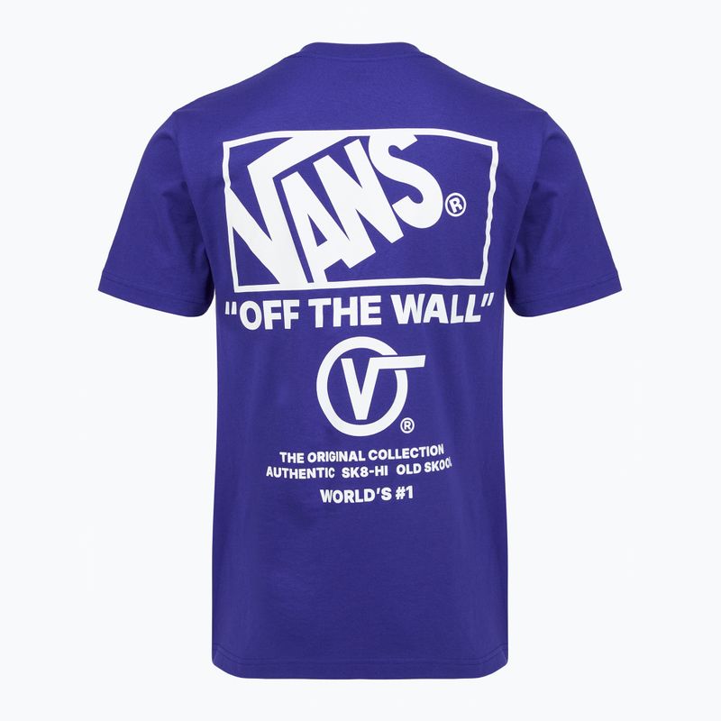 Men's T-shirt Vans Stacked Hi Tee royal cobalt 2