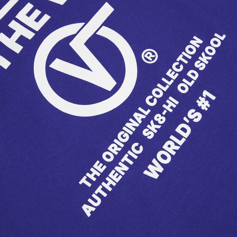 Men's T-shirt Vans Stacked Hi Tee royal cobalt 4