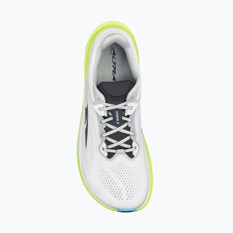 Men's running shoes Altra Torin 8 white/lime 5