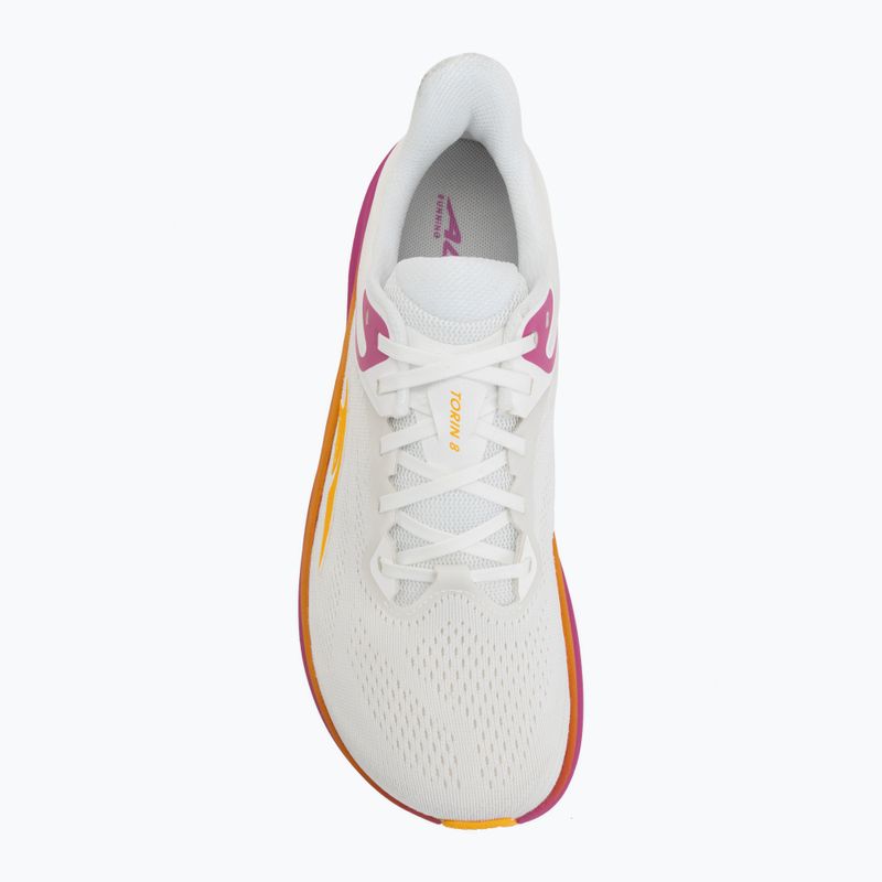 Women's running shoes Altra Torin 8 white/orange 5