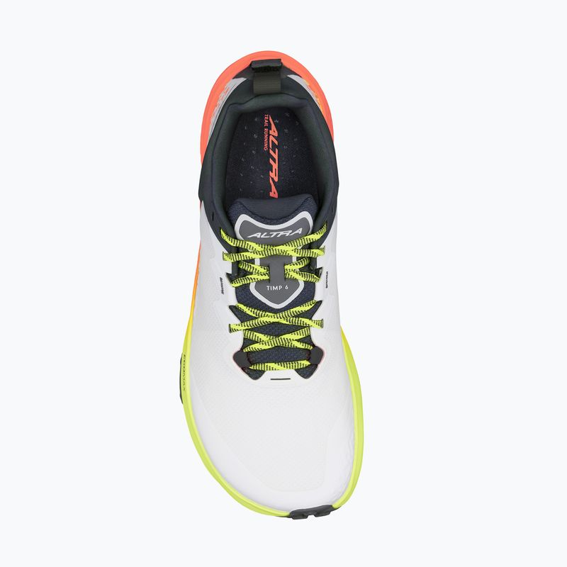 Men's running shoes Altra Timp 6 white/lime 5