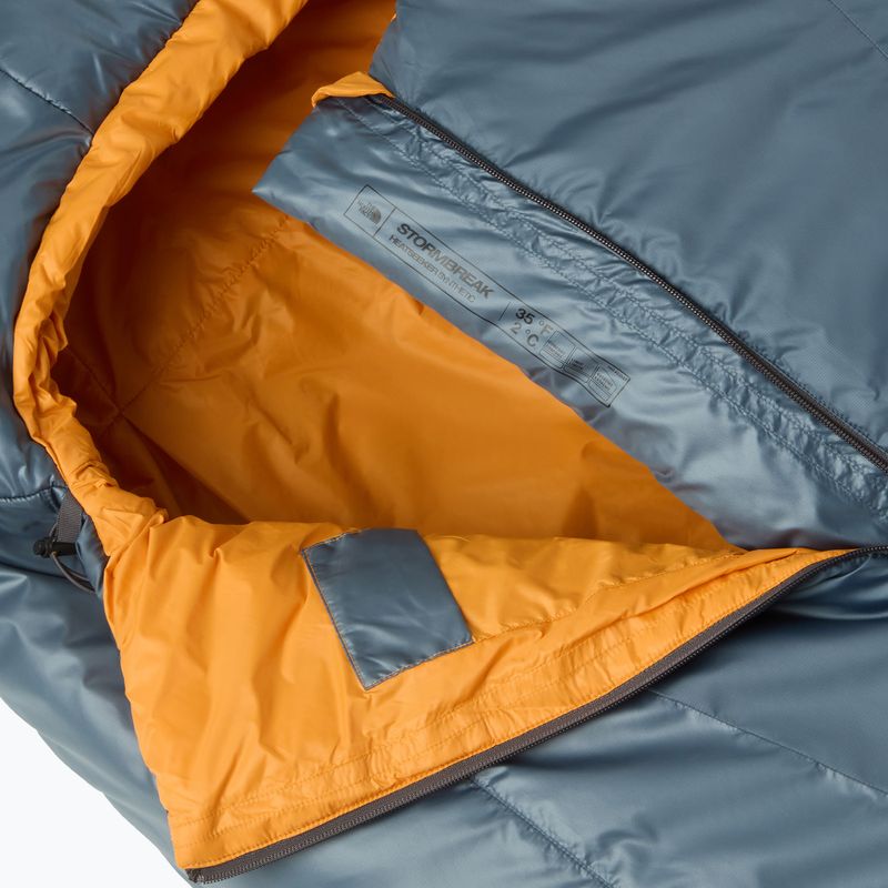Sleeping bag The North Face Stormbreak 35F Long granite grey/dust orange 4