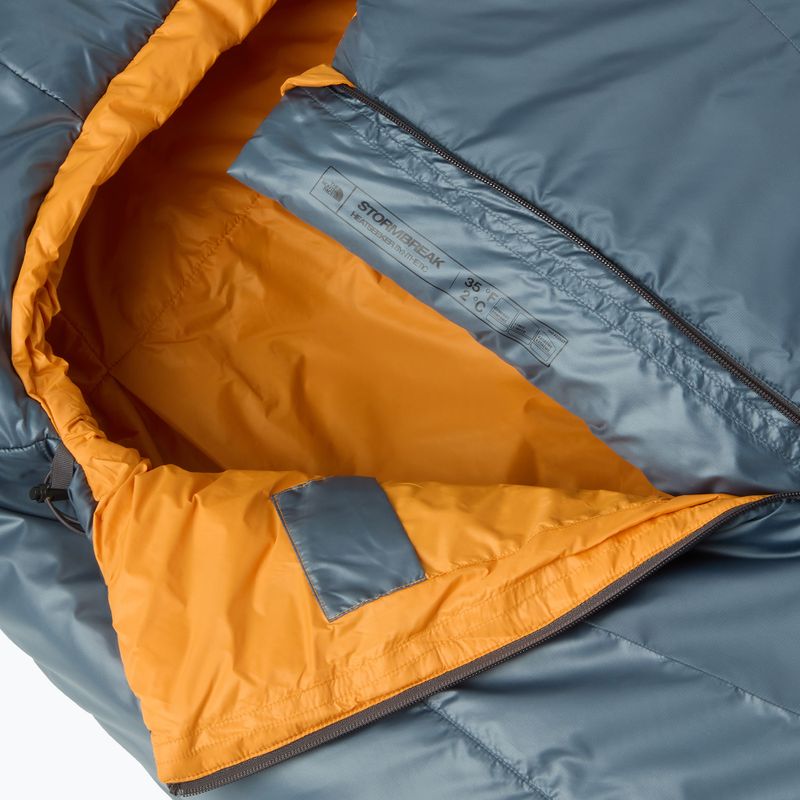 Sleeping bag The North Face Stormbreak 35F Regular granite grey/dust orange 4