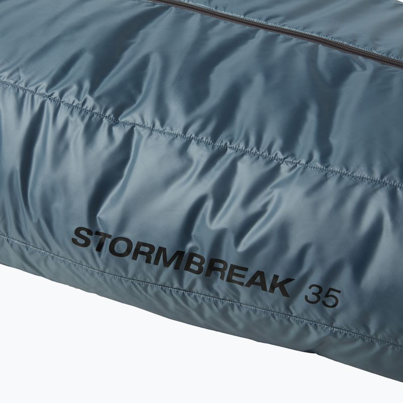 Sleeping bag The North Face Stormbreak 35F Regular granite grey/dust orange 5