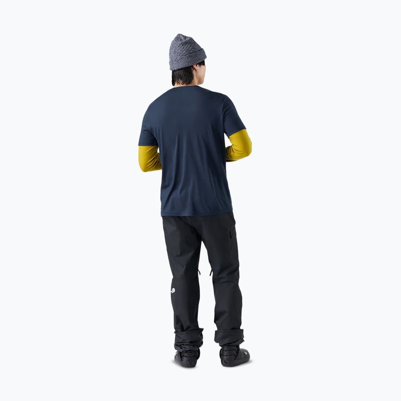 Men's T-shirt Smartwool Alpine Trace Active Graphic Tee SS deep navy 2