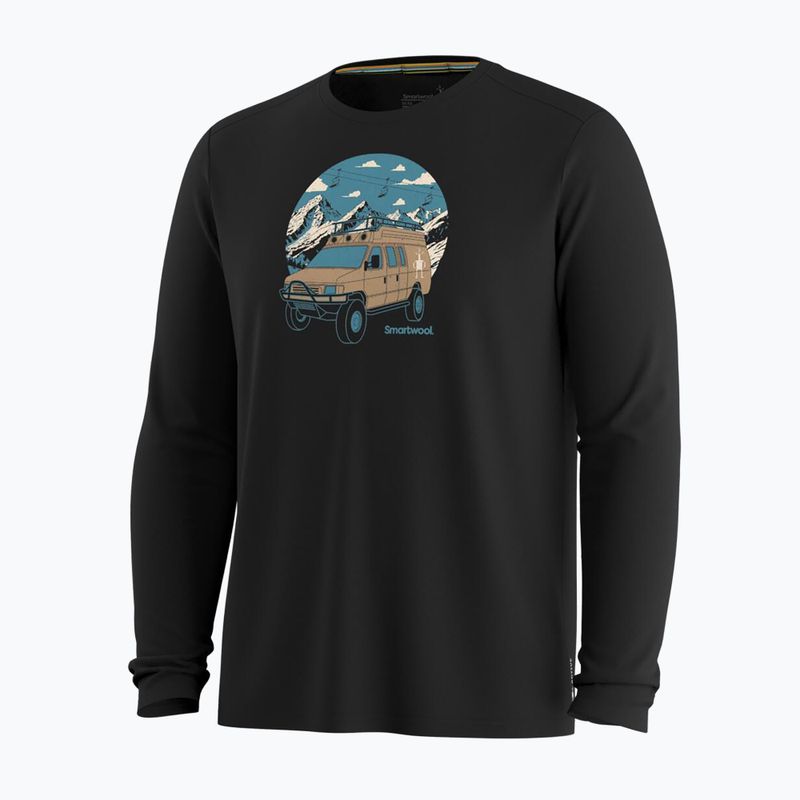 Men's longsleeve Smartwool First Chair Pursuit Active LS black 3