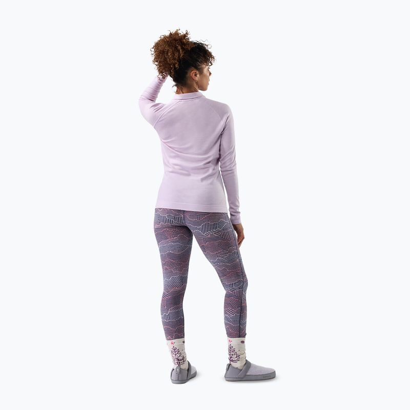 Women's thermal sweatshirt Smartwool Classic Thermal Merino Base Layer 1/4 Zip Boxed lavender sky heather 2