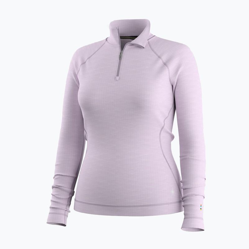 Women's thermal sweatshirt Smartwool Classic Thermal Merino Base Layer 1/4 Zip Boxed lavender sky heather 3