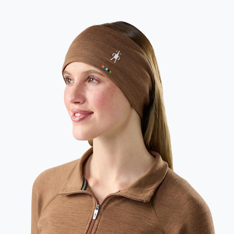 Headband Smartwool Thermal Merino Reversible mocha heather 2