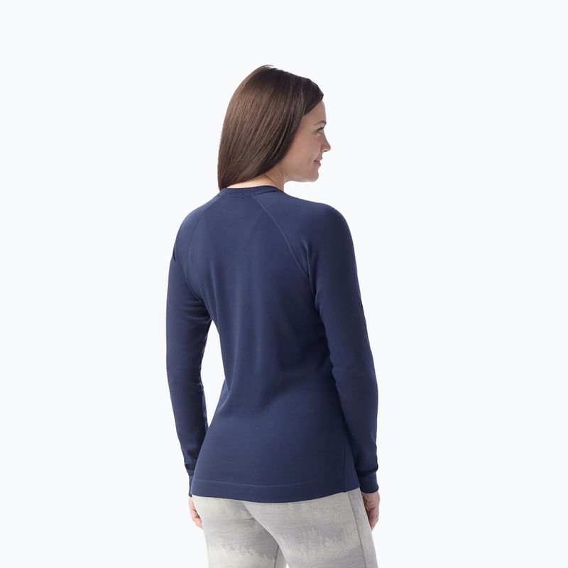 Women's thermal sweatshirt Smartwool Merino 250 Baselayer Crew Boxed deep navy 2