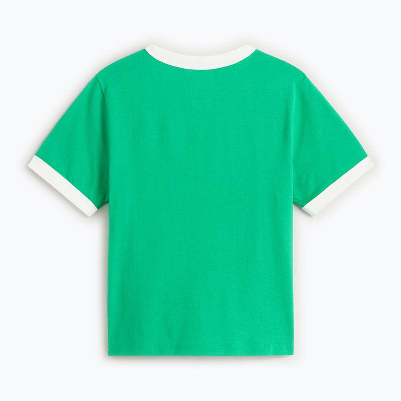 Women's T-shirt Vans Center Chest Ringer Tee vivid verdant 2