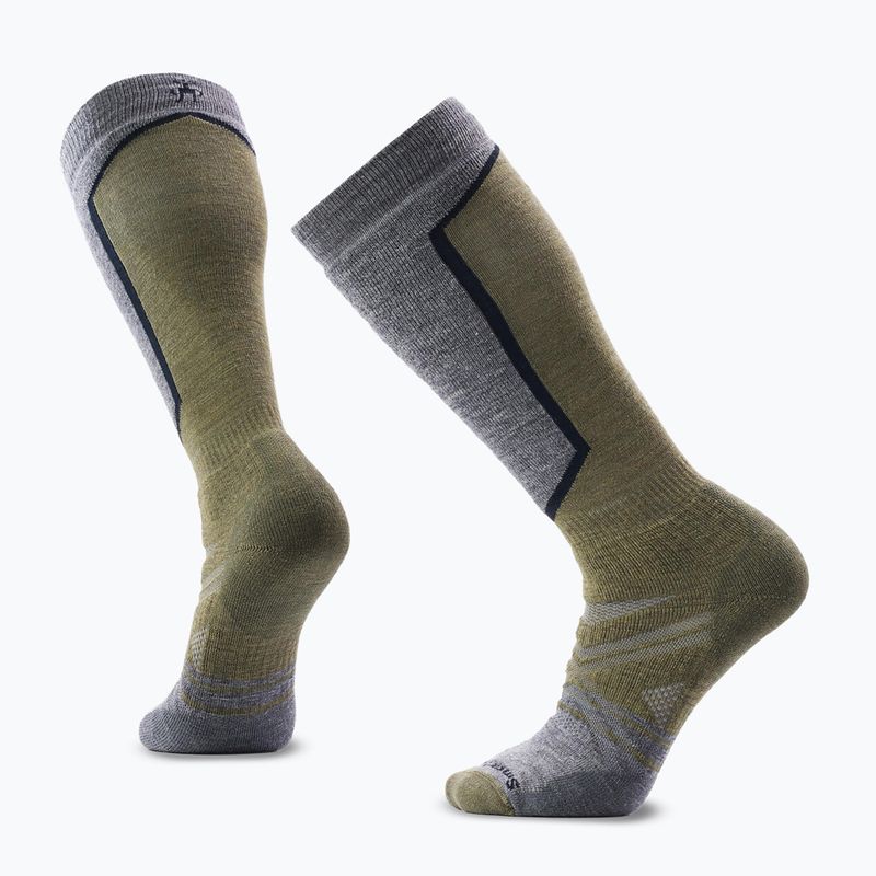 Smartwool Ski Full Cushion OTC winter moss ski socks