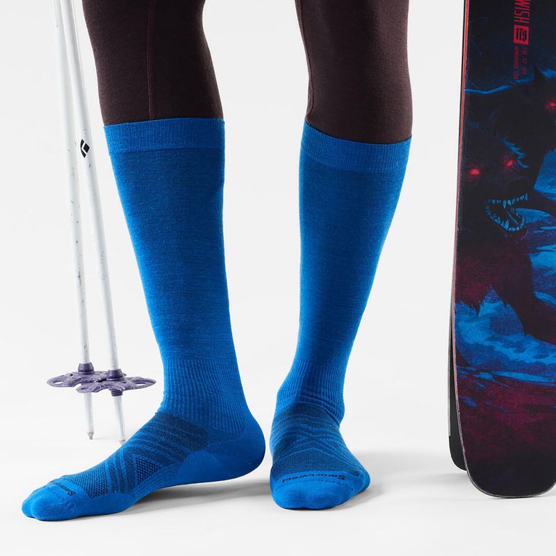 Ski socks Ski Zero Cushion OTC laguna blue 2