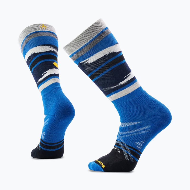 Ski socks Ski Full Cushion Midnight Ski Pattern OTC laguna blue