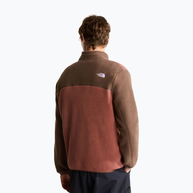 Men's fleece sweatshirt The North Face Yumiori Full Zip copper silt/smo 3