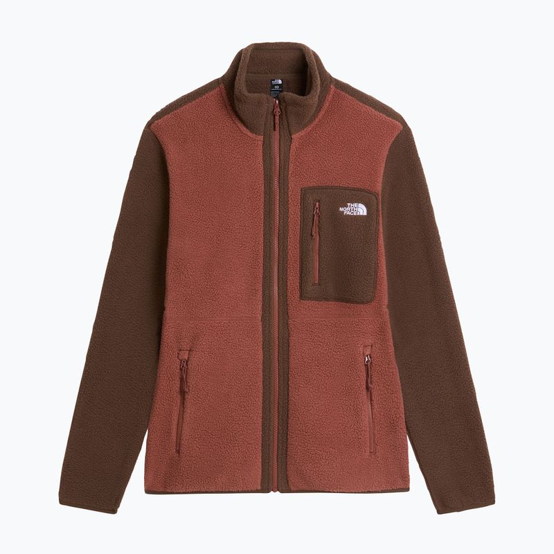 Men's fleece sweatshirt The North Face Yumiori Full Zip copper silt/smo 5