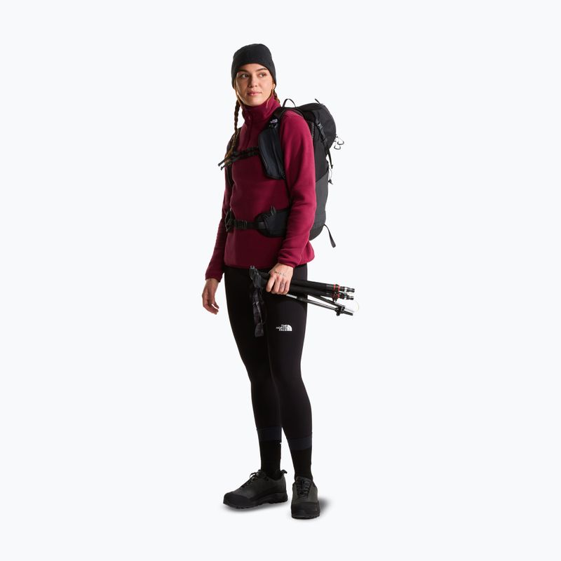Women's fleece sweatshirt The North Face Glacier Fleece 1/4 Zip burgundy crush 2
