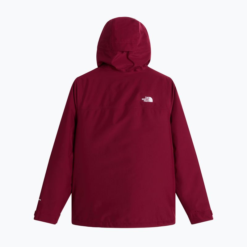 Women's 3-in-1 jacket The North Face Carto Mono Triclimate Hooded burgundy crush 2