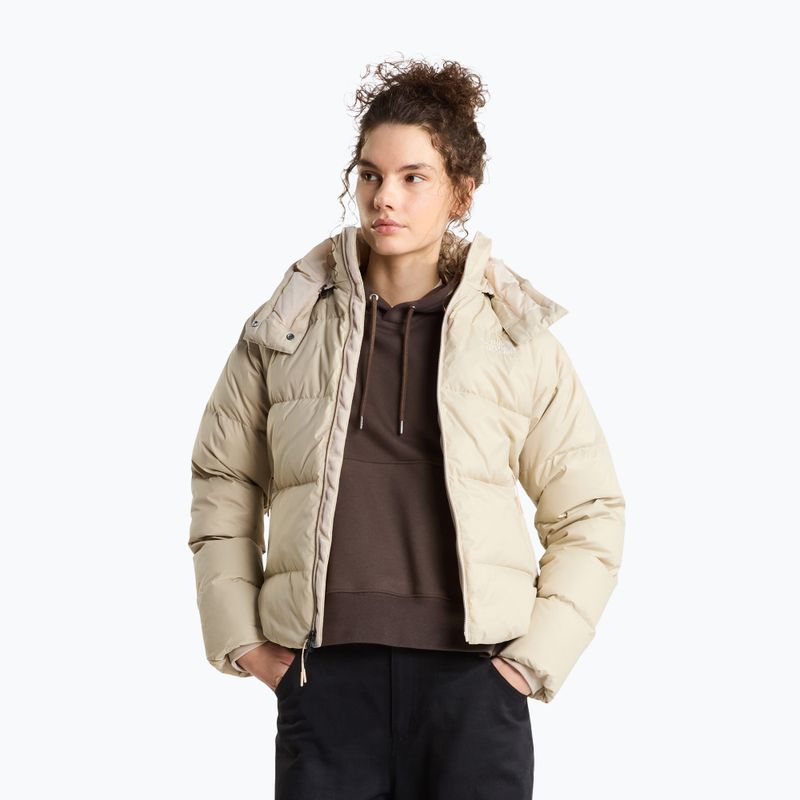 Women's down jacket The North Face Hydrenalite City Down Hooded timeless taupe 4