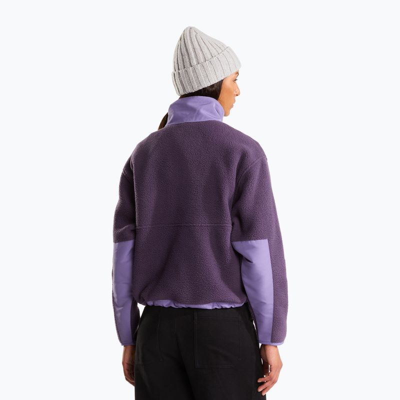 Women's fleece sweatshirt The North Face Yumiori Off Peak Full Zip endless dusk/grounded plum 3