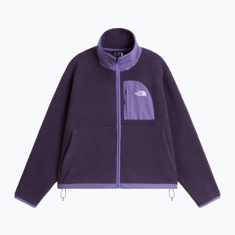 Women's fleece sweatshirt The North Face Yumiori Off Peak Full Zip endless dusk/grounded plum 5