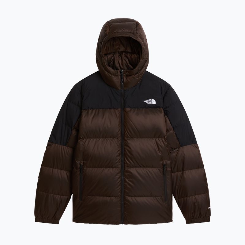Men's down jacket The North Face Diablo Down 2.0 Hoodie dark chestnut b 5