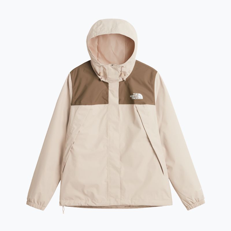Women's rain jacket The North Face Antora Rain timeless taupe/garnet 5