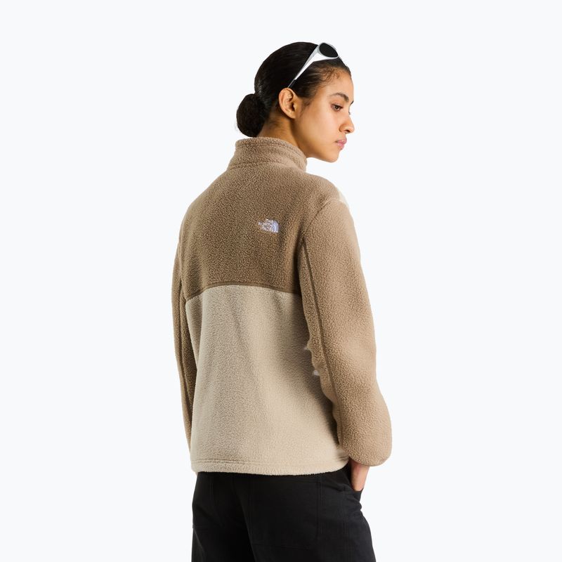Women's fleece sweatshirt The North Face Yumiori Full Zip timeless taupe 3