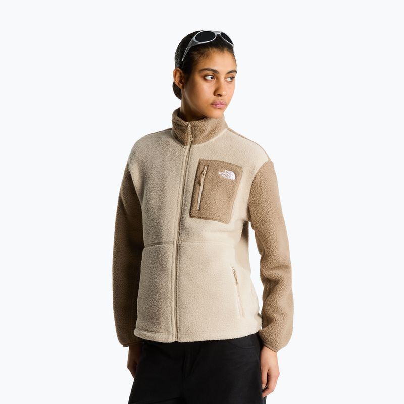 Women's fleece sweatshirt The North Face Yumiori Full Zip timeless taupe 4