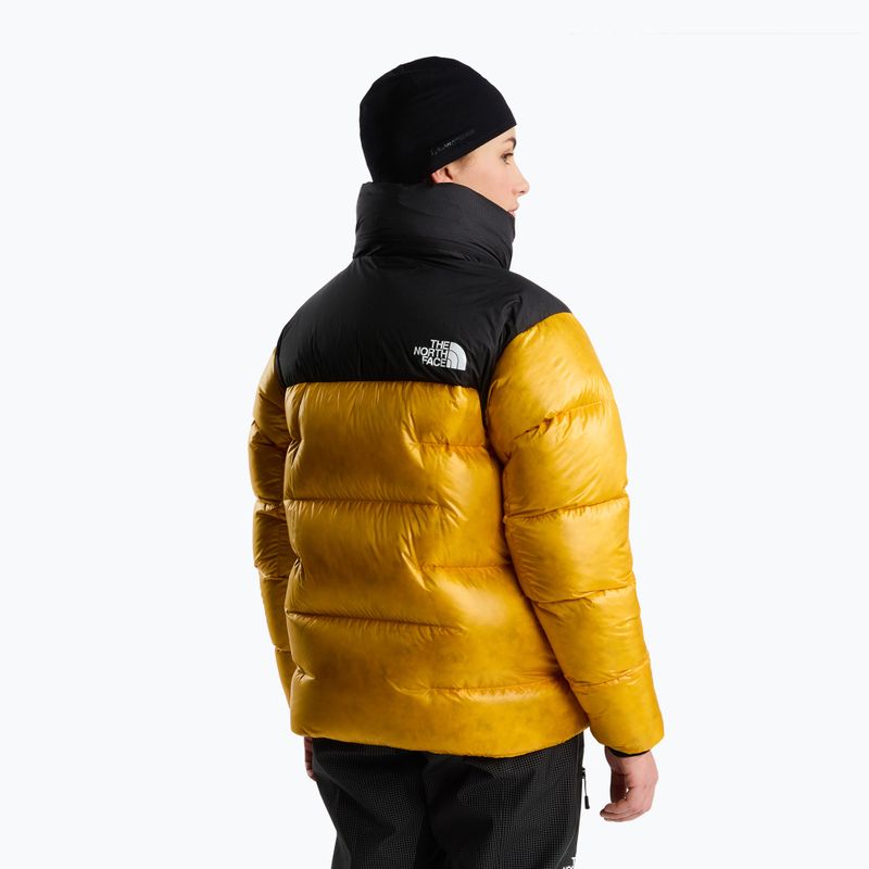 Women's down jacket The North Face Summit Nuptse summit gold/tnf black 3