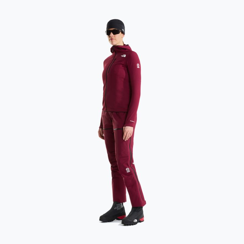 Women's trekking sweatshirt The North Face Summit Futurefleece Full Zip Hoodie burgundy crush 2