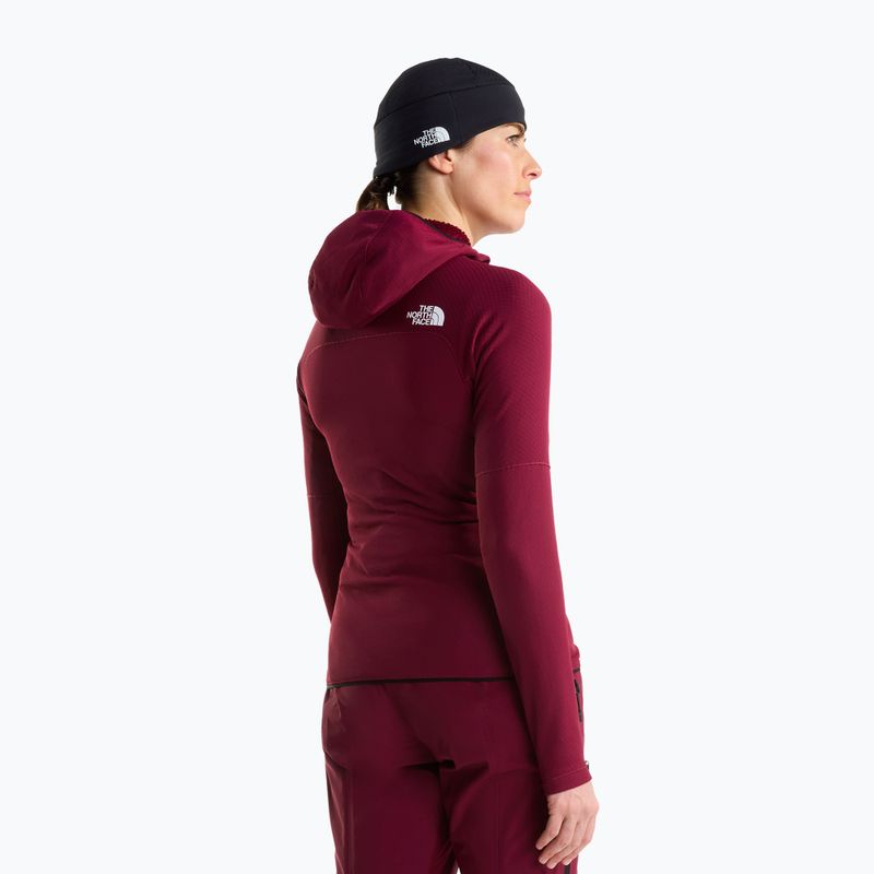 Women's trekking sweatshirt The North Face Summit Futurefleece Full Zip Hoodie burgundy crush 3