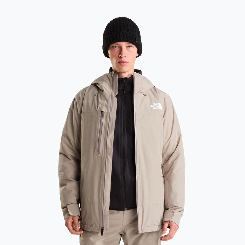 Men's ski jacket The North Face Descendit stone slab 4