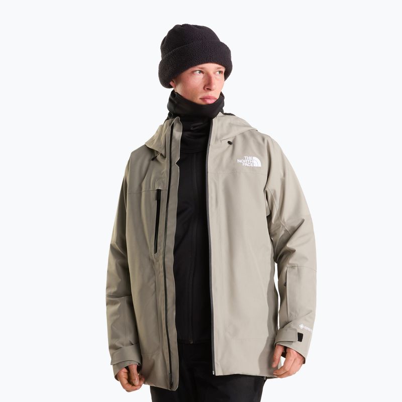 Men's ski jacket The North Face GTX Dawnstrike Insulated stone slab 4