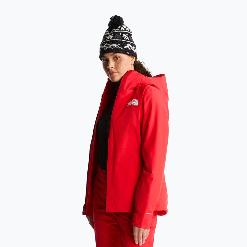 Women's ski jacket The North Face Descendit elevation red 4
