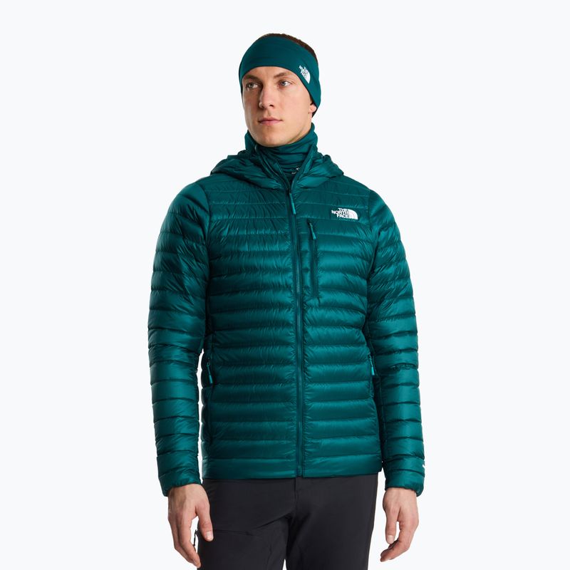 Men's down jacket The North Face Bettaforca Lt Down Hoodie pacific teal/restorative 4