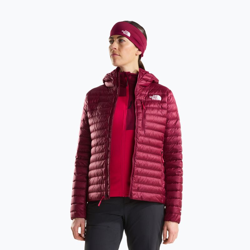 Women's down jacket The North Face Bettaforca Lt Down Hoodie burgundy crush/lali gur 4