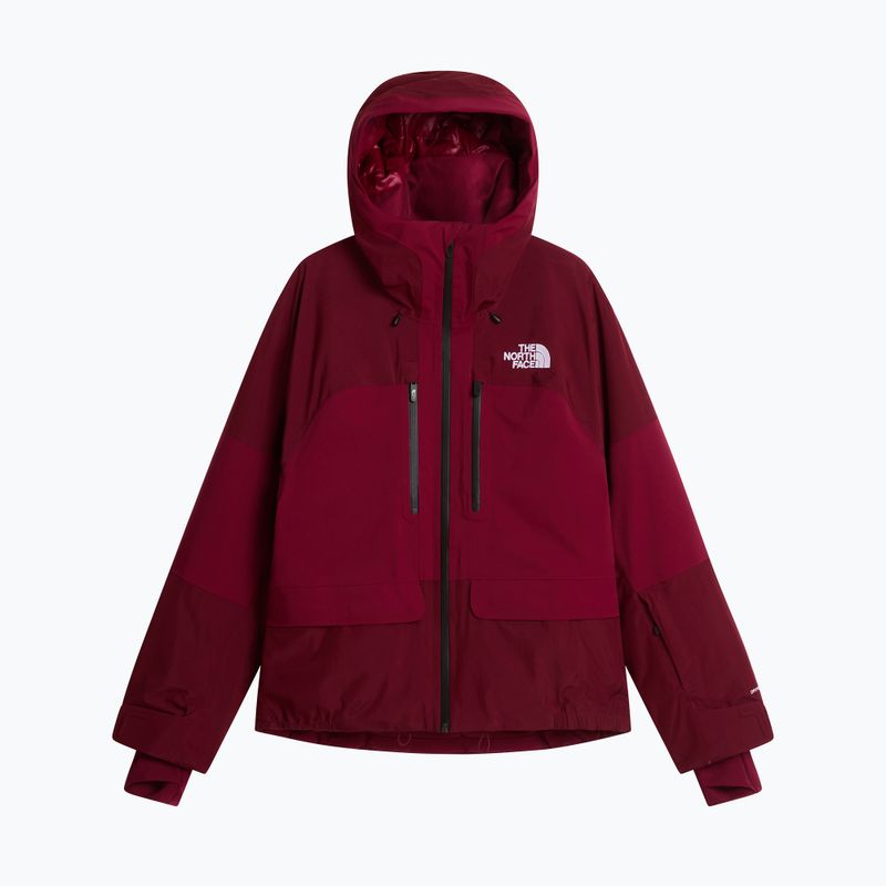 Women's ski jacket The North Face Powstar burgundy crush 5