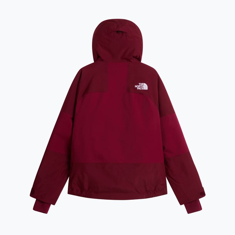Women's ski jacket The North Face Powstar burgundy crush 6