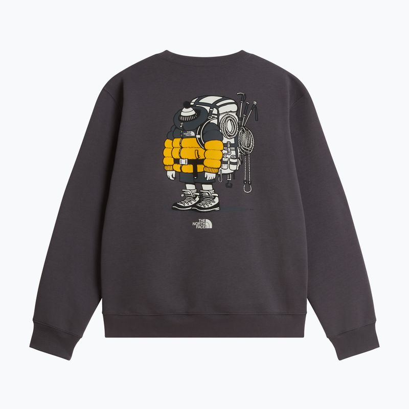 Sweatshirt The North Face Gear Up Get Out RLX SS Tee Graphic anthracite grey 5