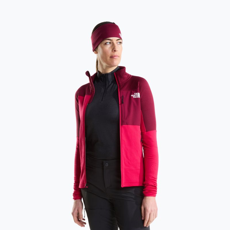 Women's jacket The North Face Polartec Stormgap lali guran/burgundy cru 4