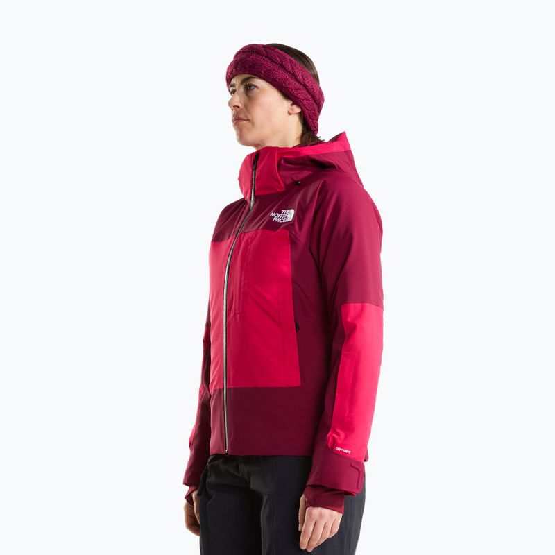 Women's ski jacket The North Face Lenado lali guran/burgundy cru