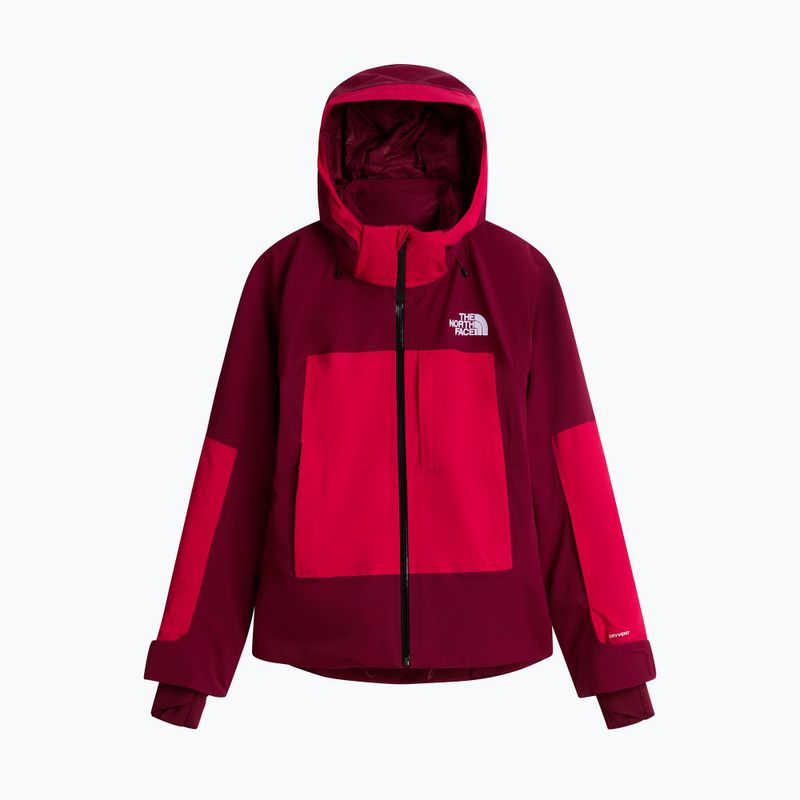 Women's ski jacket The North Face Lenado lali guran/burgundy cru 4