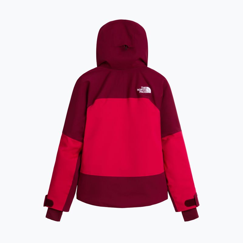 Women's ski jacket The North Face Lenado lali guran/burgundy cru 5