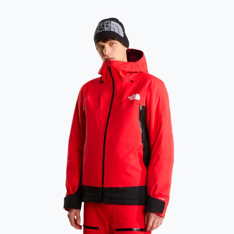 Men's ski jacket The North Face Mount Bre elevation red/tnf black