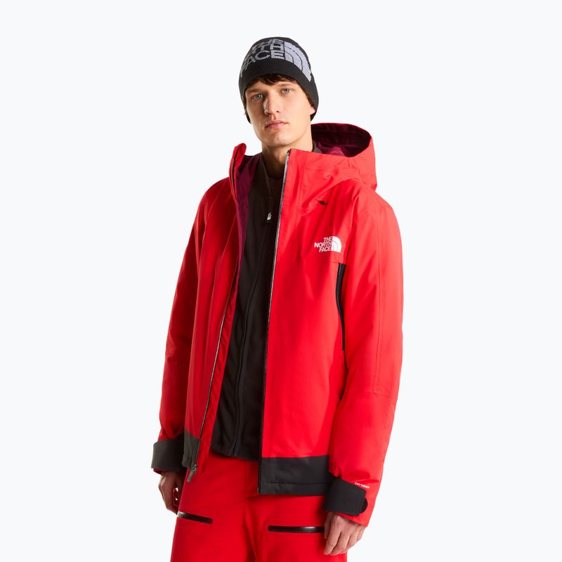 Men's ski jacket The North Face Mount Bre elevation red/tnf black 3